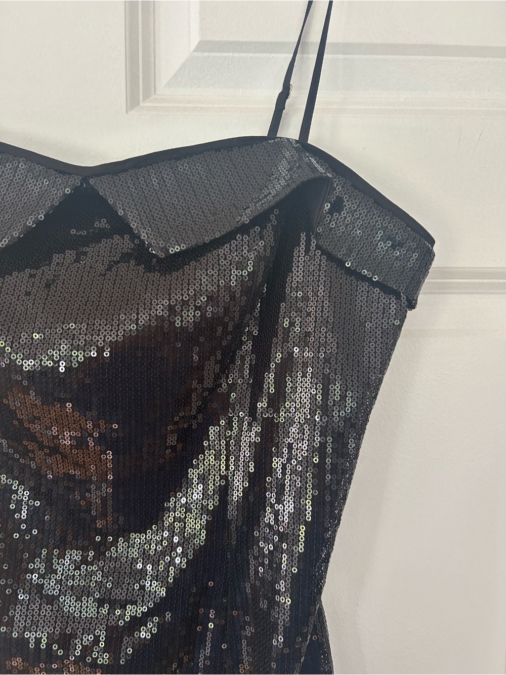 ASTR The Label Lexy Sequin minidress, black, size Medium - Picture 2 of 5